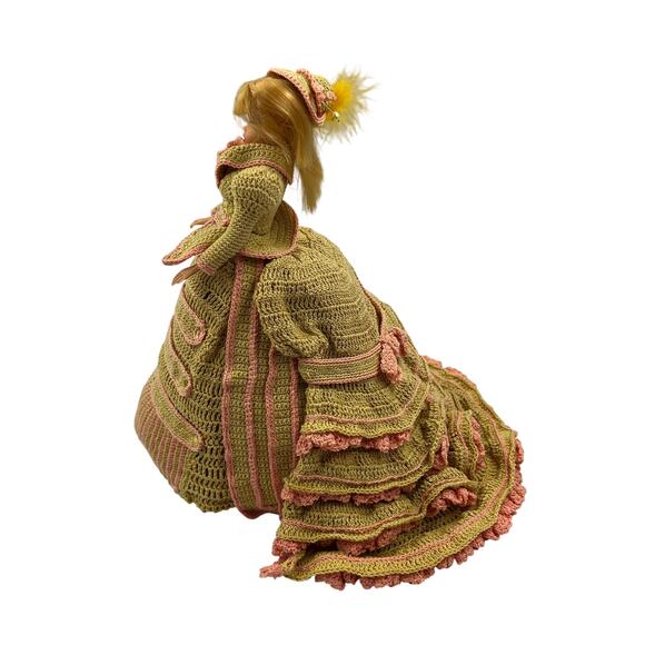 Vintage Annie's Attic Pattern November '93 Crochet Barbie Dress GWTW Victorian - Picture 4 of 11